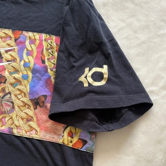 Nike Black Tee with Vibrant Graphic - Picture 2 of 4